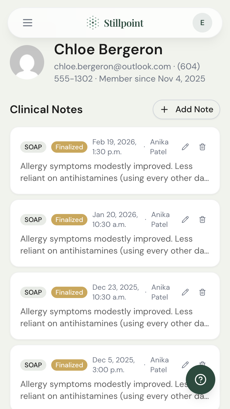 Finalized SOAP note — Subjective, Objective, Assessment, Plan